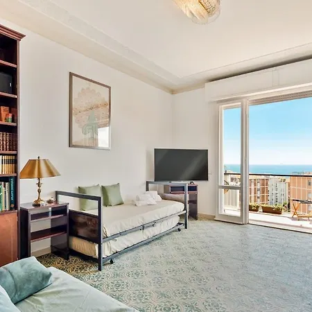 Casa Azzurra-terrace-seaview شقة